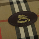 Burberrys Nova Check Shoulder Bag Canvas Beige Auth BA4043-10