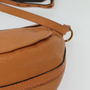 Chloe Elsie Shoulder Bag Leather Beige Gold Auth BA4046-16