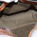 Chloe Elsie Shoulder Bag Leather Beige Gold Auth BA4046-11