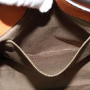 Chloe Elsie Shoulder Bag Leather Beige Gold Auth BA4046-21