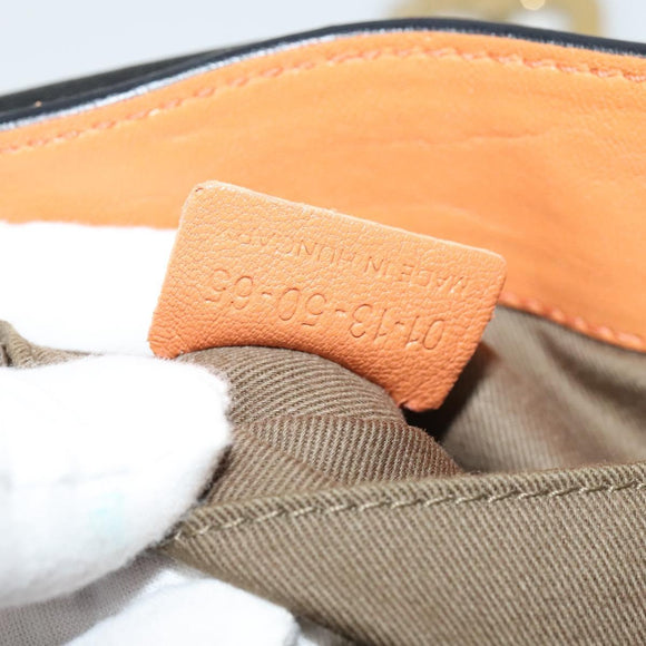 Chloe Elsie Shoulder Bag Leather Beige Gold Auth BA4046