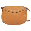 Chloe Elsie Shoulder Bag Leather Beige Gold Auth BA4046-2
