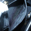 VALENTINO Shoulder Bag Leather Black Gold Auth BA4048-12