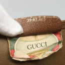 GUCCI GG Supreme Web Sherry Line Tote Bag PVC Beige Red 39 02 003 Auth BA405-12