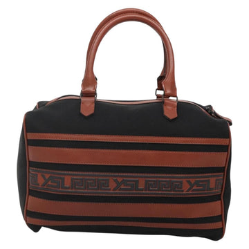 SAINT LAURENT Hand Bag Canvas Brown Auth BA4050 - 0