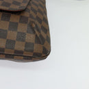 LOUIS VUITTON Damier Ebene Musette Shoulder Bag N51302 LV Auth BA4053-16