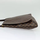 LOUIS VUITTON Damier Ebene Musette Shoulder Bag N51302 LV Auth BA4053-3