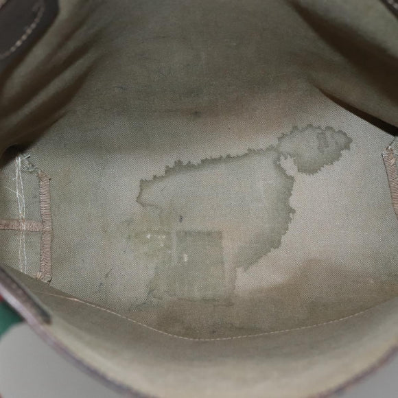 GUCCI GG Supreme Web Sherry Line Tote Bag PVC Beige Gold 16 002 4487 Auth BA4055