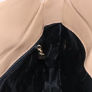 Salvatore Ferragamo Gancini Schoudertas Leer Beige Goud Auth BA4057-17