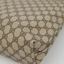 GUCCI GG Supreme Web Sherry Line Tote Bag PVC Beige Red 39 02 003 Auth BA406-15