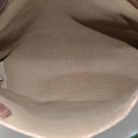 GUCCI GG Supreme Web Sherry Line Tote Bag PVC Beige Red 39 02 003 Auth BA406