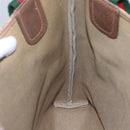 GUCCI GG Supreme Web Sherry Line Tote Bag PVC Beige Red 39 02 003 Auth BA406-18