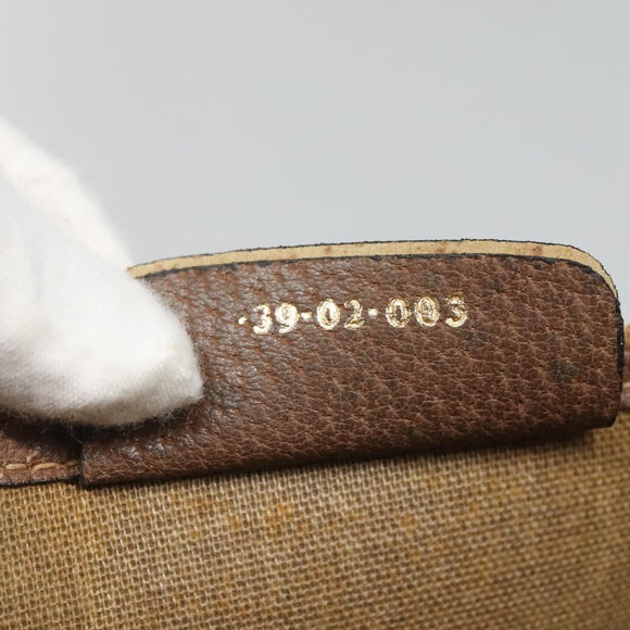 GUCCI GG Supreme Web Sherry Line Tote Bag PVC Beige Red 39 02 003 Auth BA406