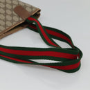 GUCCI GG Supreme Web Sherry Line Tote Bag PVC Beige Red 39 02 003 Auth BA406-7