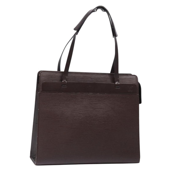 LOUIS VUITTON Epi Croisette PM Tote Bag Mocha M5249D LV Auth BA4060
