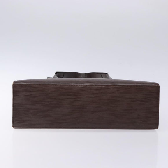 LOUIS VUITTON Epi Croisette PM Tote Bag Mocha M5249D LV Auth BA4060