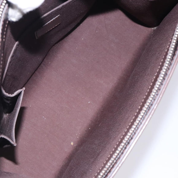 LOUIS VUITTON Epi Croisette PM Tote Bag Mocha M5249D LV Auth BA4060