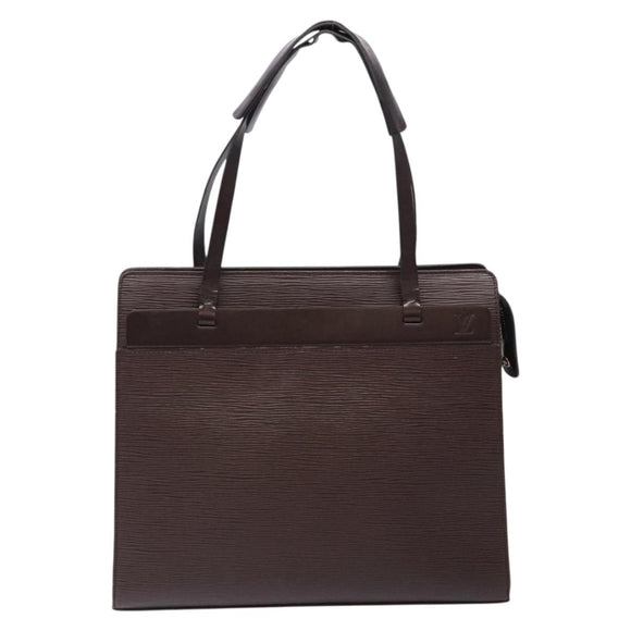 LOUIS VUITTON Epi Croisette PM Tote Bag Mocha M5249D LV Auth BA4060