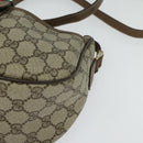 GUCCI GG Supreme Web Sherry Line Bag PVC Beige Gold 89 02 032 Auth BA4062-11