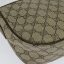 GUCCI GG Supreme Web Sherry Line Bag PVC Beige Gold 89 02 032 Auth BA4062-12