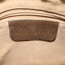 GUCCI GG Supreme Web Sherry Line Bag PVC Beige Gold 89 02 032 Auth BA4062-15