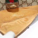 GUCCI GG Supreme Web Sherry Line Bag PVC Beige Gold 89 02 032 Auth BA4062-20