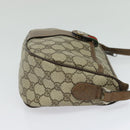 GUCCI GG Supreme Web Sherry Line Bag PVC Beige Gold 89 02 032 Auth BA4062-5