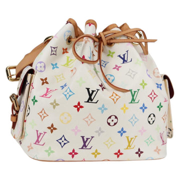 LOUIS VUITTON Monogram Multicolor Petit Noe Shoulder Bag M42229 Auth BA4071V