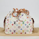 LOUIS VUITTON Monogram Multicolor Petit Noe Shoulder Bag M42229 Auth BA4071V-12