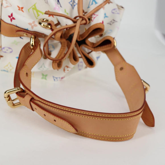 LOUIS VUITTON Monogram Multicolor Petit Noe Shoulder Bag M42229 Auth BA4071V