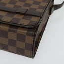 LOUIS VUITTON Damier Ebene Tribeca Ron Shoulder Bag N51160 LV Auth BA4072-15