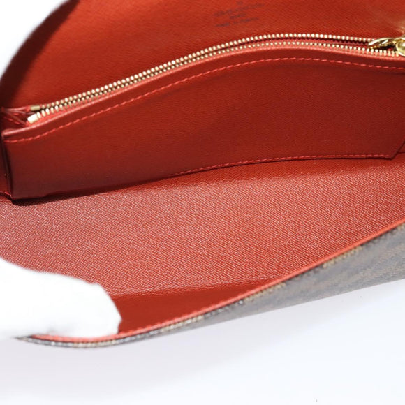 LOUIS VUITTON Damier Ebene Tribeca Ron Shoulder Bag N51160 LV Auth BA4072