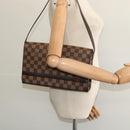 LOUIS VUITTON Damier Ebene Tribeca Ron Shoulder Bag N51160 LV Auth BA4072-23