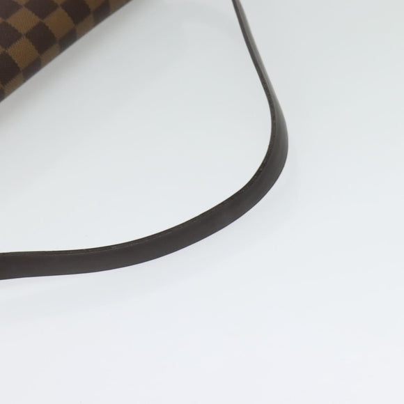 LOUIS VUITTON Damier Ebene Tribeca Ron Shoulder Bag N51160 LV Auth BA4072