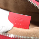 GUCCI GG Supreme Arabesque Chain Shoulder Bag PVC Beige 409535 Auth BA4077-20