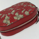 GUCCI GG Supreme Arabesque Chain Shoulder Bag PVC Beige 409535 Auth BA4077-6