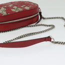 GUCCI GG Supreme Arabesque Chain Shoulder Bag PVC Beige 409535 Auth BA4077-7