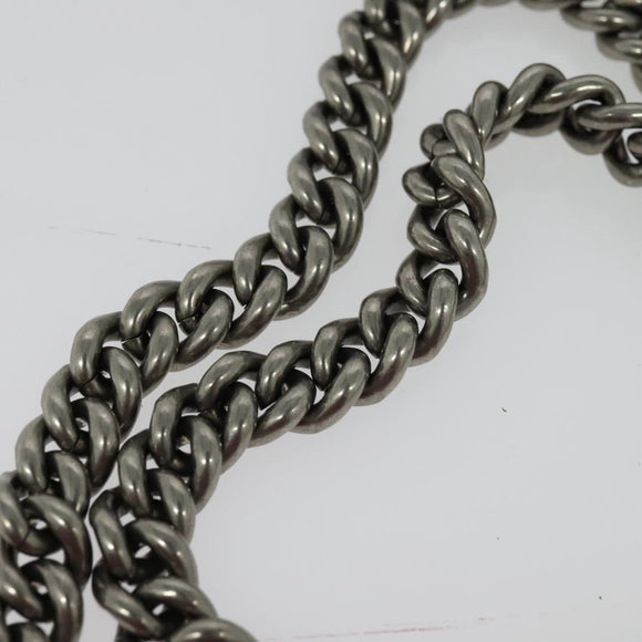 GUCCI GG Supreme Arabesque Chain Shoulder Bag PVC Beige 409535 Auth BA4077