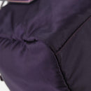 PRADA Shoulder Bag Nylon Purple Gold Auth BA4080V-12