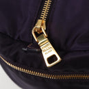 PRADA Shoulder Bag Nylon Purple Gold Auth BA4080V-15