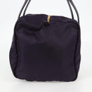 PRADA Shoulder Bag Nylon Purple Gold Auth BA4080V-4
