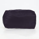 PRADA Shoulder Bag Nylon Purple Gold Auth BA4080V-9