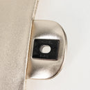 CHANEL Matelasse 25 Double Flap Chain Bag Lamb Skin Gold CC Auth BA4084SM-20