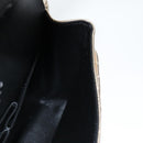 CHANEL Matelasse 25 Double Flap Chain Bag Lamb Skin Gold CC Auth BA4084SM-25