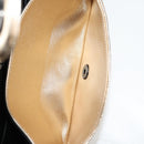 CHANEL Matelasse 25 Double Flap Chain Bag Lamb Skin Gold CC Auth BA4084SM-27