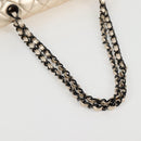 CHANEL Matelasse 25 Double Flap Chain Bag Lamb Skin Gold CC Auth BA4084SM-7
