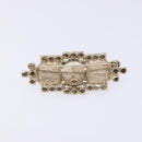 CHANEL COCO Mark Brooch metal Black CC Auth BA4085M-3