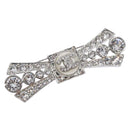 CHANEL COCO Mark Brooch metal Silver CC Auth BA4086M-1