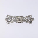 CHANEL COCO Mark Brooch metal Silver CC Auth BA4086M-2