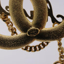 CHANEL COCO Mark Brooch metal Gold CC Auth BA4087M-7